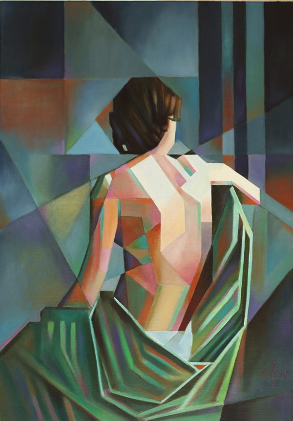 Homage to EugAune Durieua??s Seated Female Nude a?? 02-08-22
