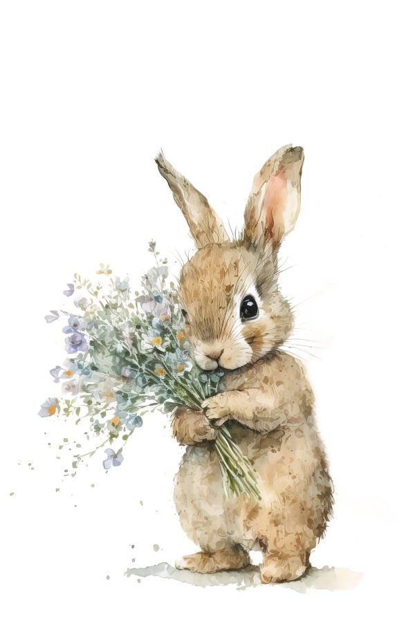 Cute Bunny Flowers