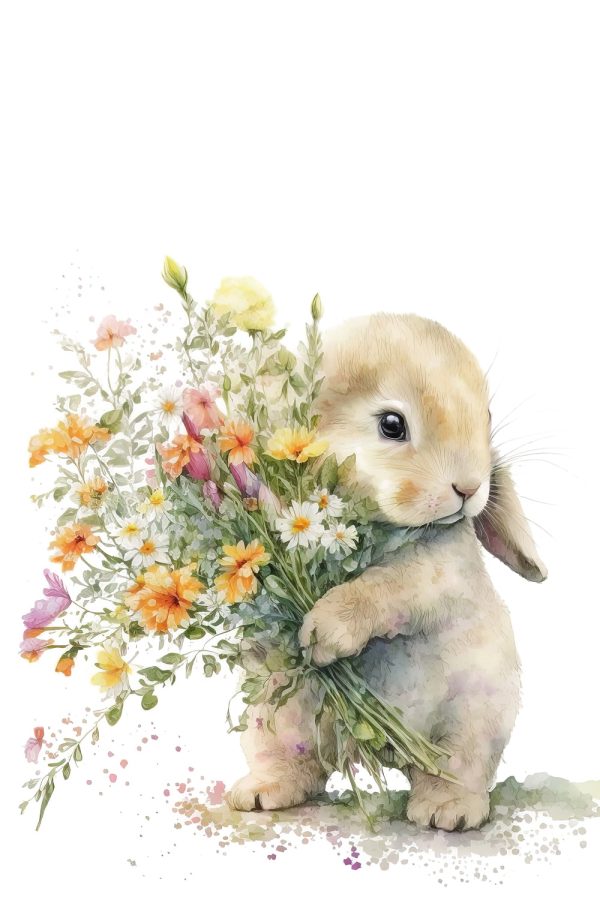 Cute Bunny Flowers
