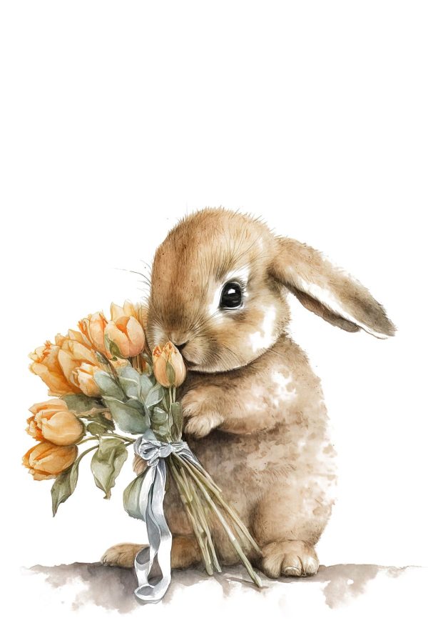 Cute Bunny Flowers