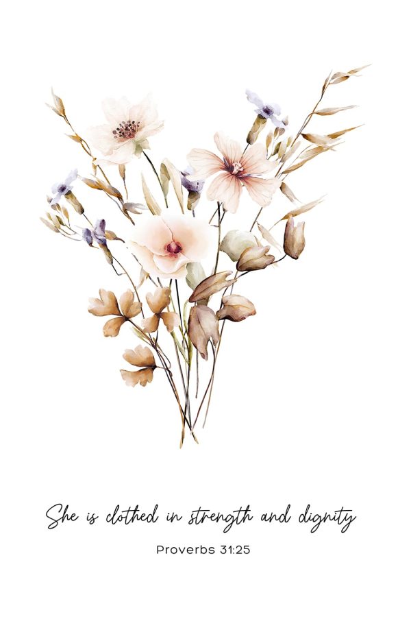 Bible Versus Flowers