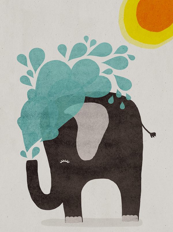 Funny elephant