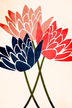 Three Dancing Blossoms