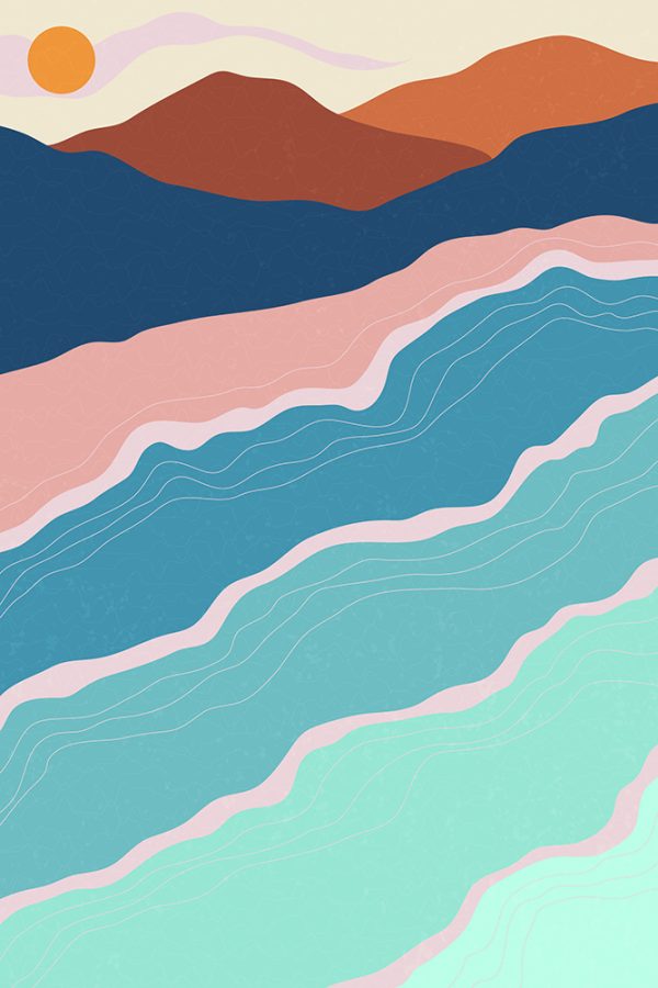Beach and Mountains #1