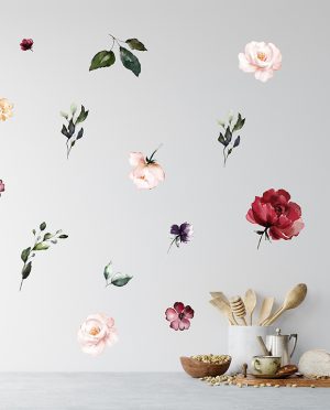 Plum and Burgundy Flowers