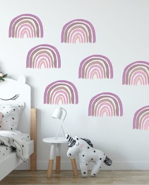 Purple Rainbow Pattern