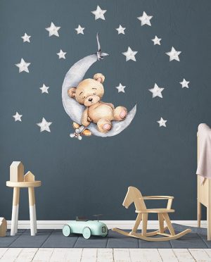 Teddy Moon and Stars