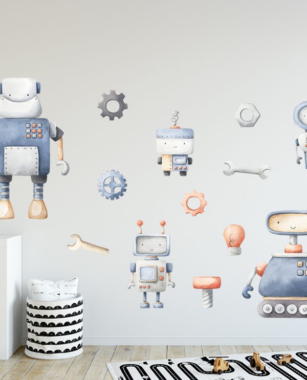 Watercolour Robots