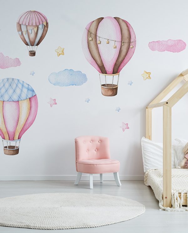 Hot Air Balloons and Stars