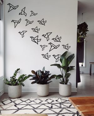 Cutout Origami Birds